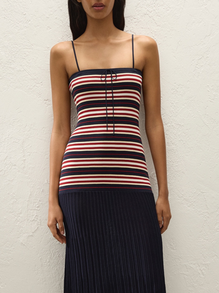 Doris Maxi Dress   Cila Stripe Navy
