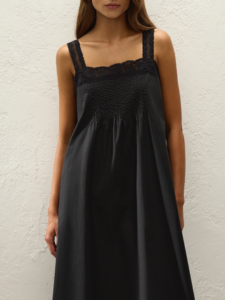 Cristina Midi Dress   Mia Lace Black
