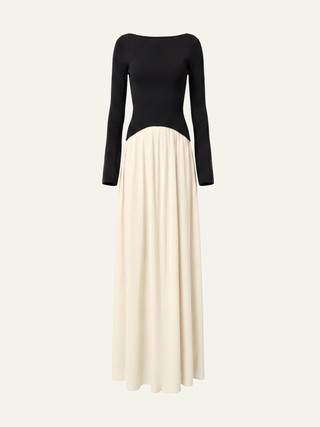 Ambrio Dress   Noir/Brule
