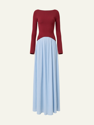 Ambrio Dress   Sangria/Nordic Fog
