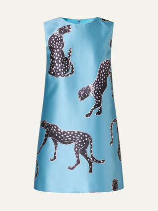 Sofia Dress   Cheetah Royale Topaz

