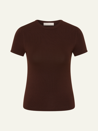 Leandra T Shirt   Port
