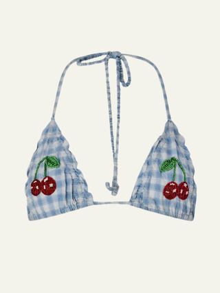 Poolside Cotton Triangle Top

