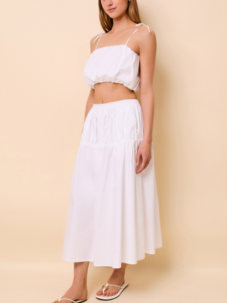 Ivy Skirt   Optic White
