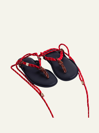 Flo Twin Sandal   Red/Brown
