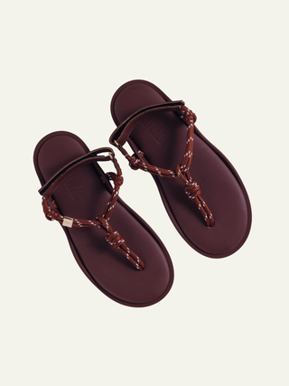 Flo Sandal   Monocolor Brown
