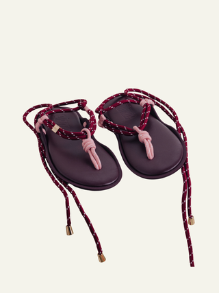 Flo Twin Sandal   Bordeaux/Pink
