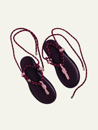 Flo Twin Sandal   Bordeaux/Pink
