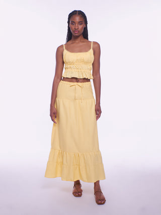Riley Maxi Skirt   Honeycomb
