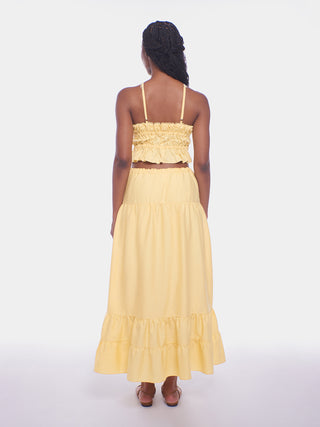 Riley Maxi Skirt   Honeycomb
