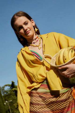 Long Necklace   Banana
