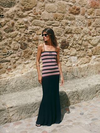 Doris Maxi Dress   Cila Stripe Navy
