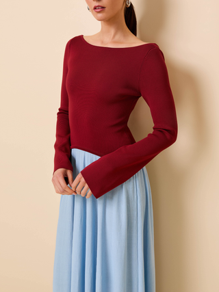 Ambrio Dress   Sangria/Nordic Fog
