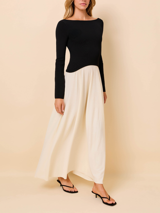 Ambrio Dress   Noir/Brule
