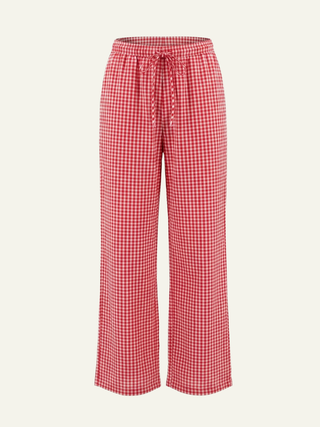 Drawstring Wide Leg Pant
