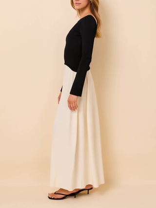 Ambrio Dress   Noir/Brule
