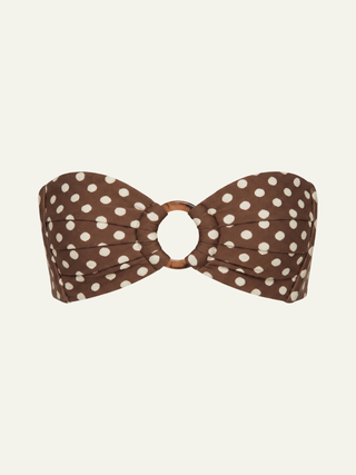 Tori Ties Bandeau Bikini Top
