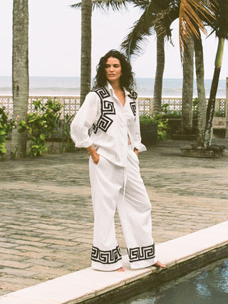 Cabana Long Sleeve Linen Shirt

