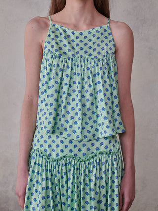Hydrangea Sleeveless Top
