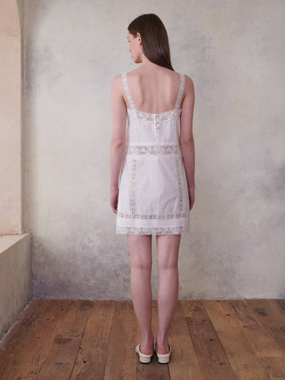 Lace Puzzle Short Dress
