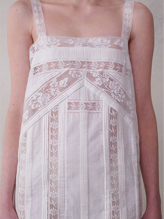 Lace Puzzle Short Dress
