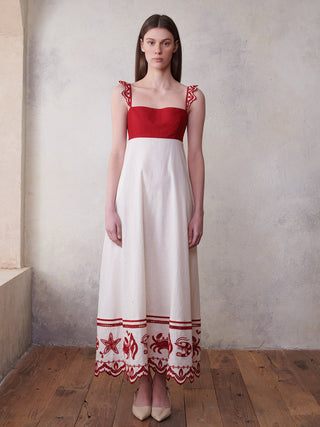 Crab & Shrimp Midi Dress
