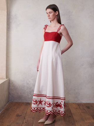 Crab & Shrimp Midi Dress
