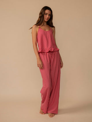 Drawstring Wide Leg Pant

