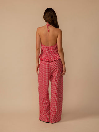 Drawstring Wide Leg Pant
