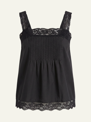 Cristina Top   Mia Lace Black
