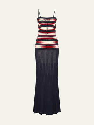 Doris Maxi Dress   Cila Stripe Navy
