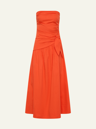 Rene Tie Dress   Poppy
