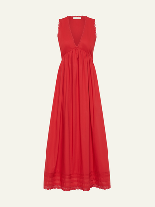Jovita Midi Dress   Red
