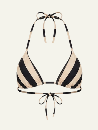 Iris Top   Noir/Khaki Stripe
