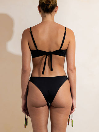 Sumba Beaded Brief   Black
