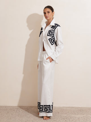 Cabana Long Sleeve Linen Shirt
