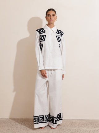 Cabana Long Sleeve Linen Shirt
