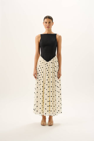 Pamela Dress   Heirloom Dot
