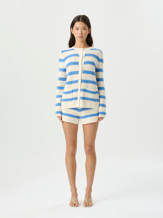 Manon Knit Cardigan   Bleu
