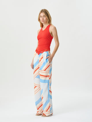Miles Pant   Fresco Stripe
