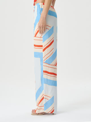 Miles Pant   Fresco Stripe
