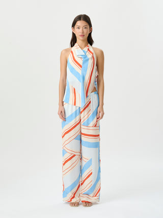 Agave Halter Top   Fresco Stripe
