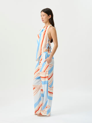 Agave Halter Top   Fresco Stripe
