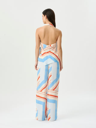 Agave Halter Top   Fresco Stripe
