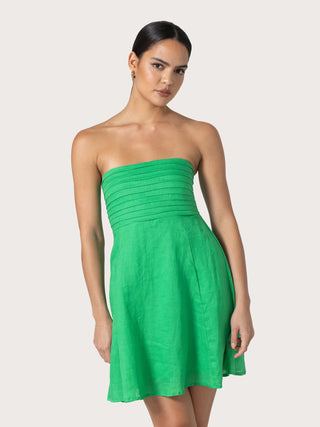 Talia Linen Mini Dress
