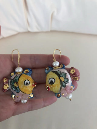 Pesce Rosa Earrings
